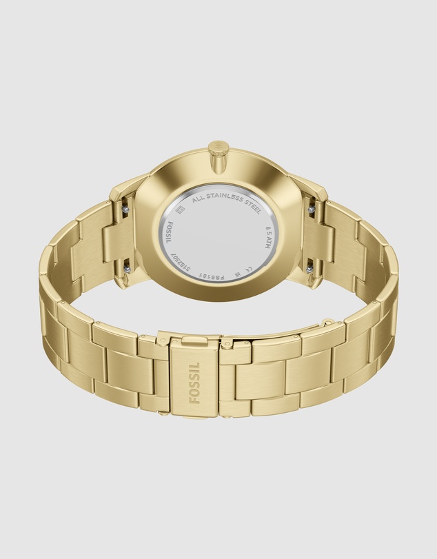 Fossil - Minimalist Gold Tone Analogue Watch