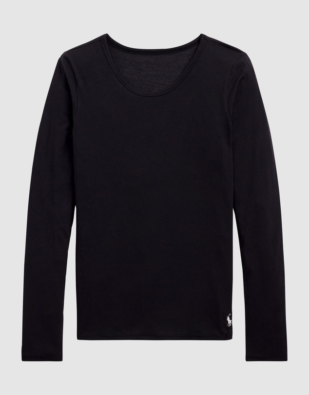 Polo Ralph Lauren - Club Cotton Long Sleeve Crew Neck Sleep T-Shirt