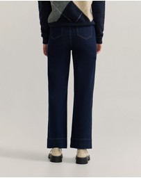 Oxford - Alexa Stretch Patch Pocket Jeans