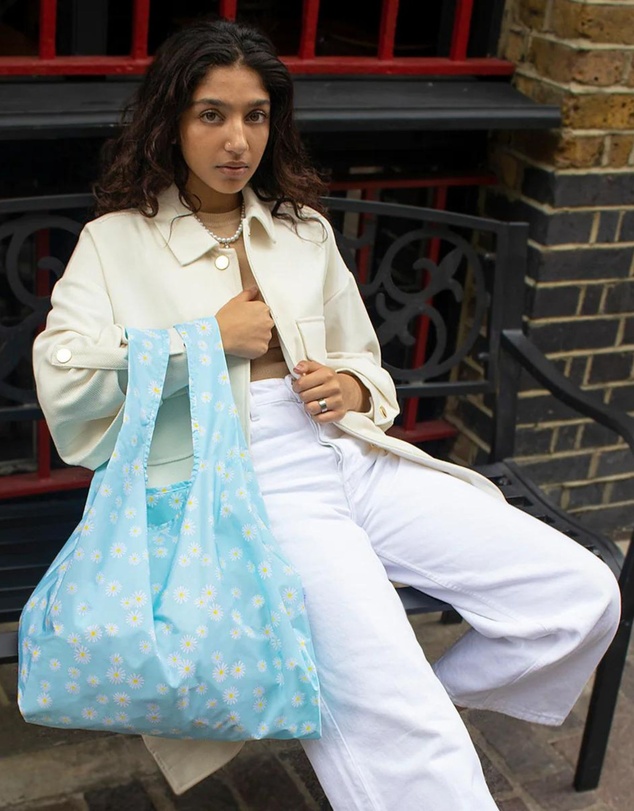 Kind Bag - Reusable Bag Medium Daisy Blue