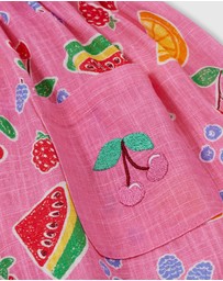 Goldie + Ace - Fruit Salad Lyla Dress - ICONIC EXCLUSIVE - Babies-Kids