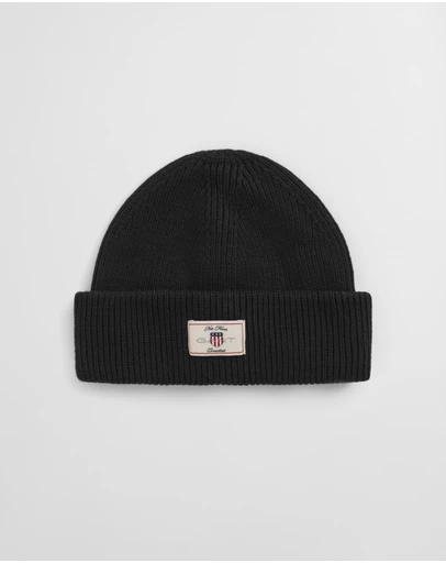 Gant - Ribbed Cotton Blend Beanie