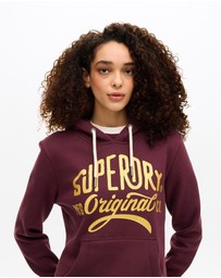 Superdry - Mfg Original Metallic Hoodie
