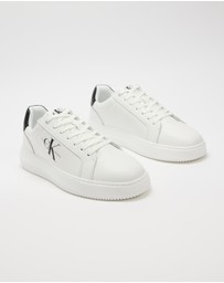 Calvin Klein - Chunky Cupsole Mono Leather Sneakers - Men's