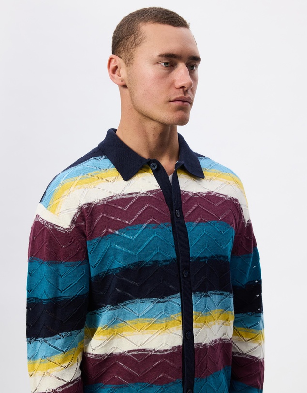 Scotch & Soda - Open Structure Knitted Cardigan