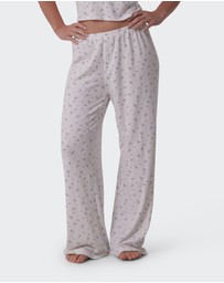 Bras N Things - Polly Long Pant-Print Ditsy Floral