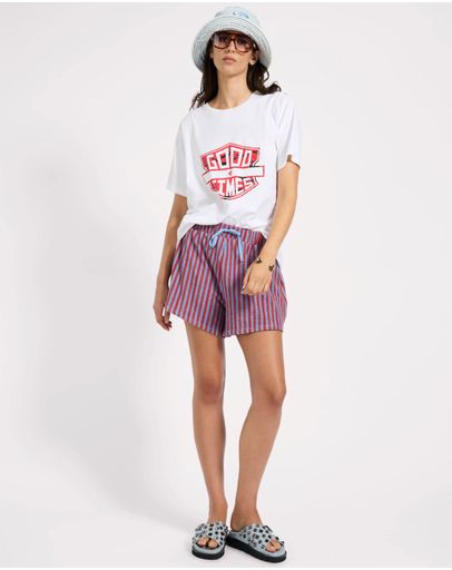 Red Blue Striped