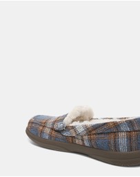Vionic - Lynez Slipper - Blue Plaid