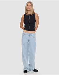 Thrills - Rhyde Eyelet Tank