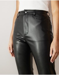 Atmos&Here - Ashley Leather Look Pants