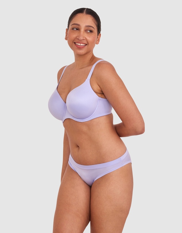 Bras N Things - Body Bliss Full Cup Bra - Pale Blue