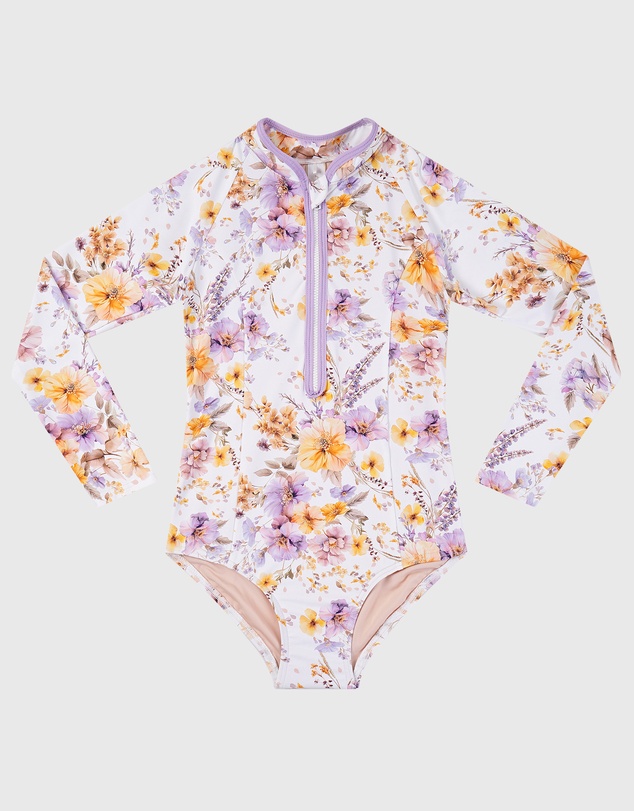 Aqua Blu Kids - Fleur Long Sleeve One Piece