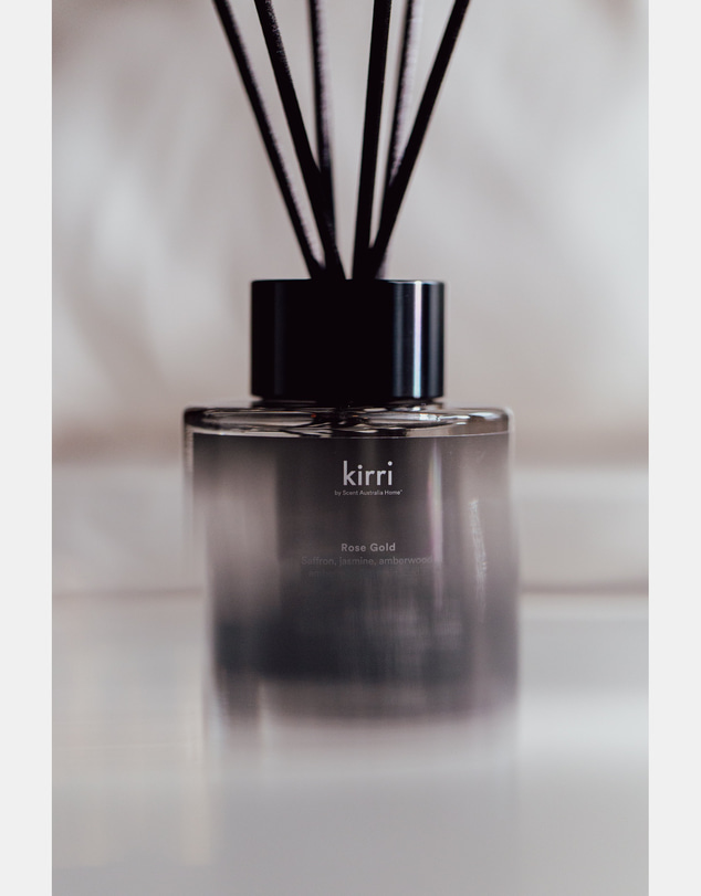 Kirri by Scent Australia Home - Rose Gold Reed Diffuser 100ml Trio + Rose Gold Reed Refill 100ml Trio