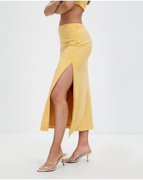 Third Form - Mode Split Side Midi Skirt