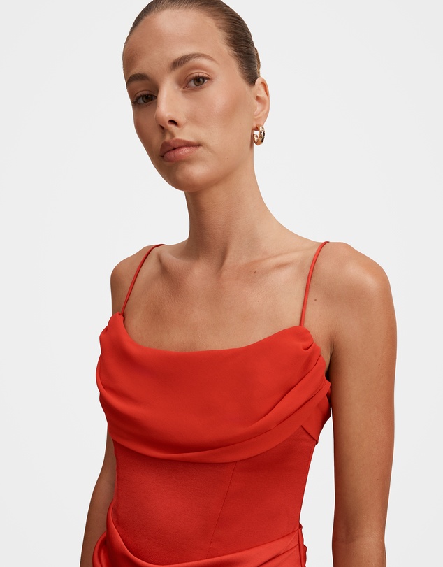 Forever New - Claudia Strappy Corset Maxi Dress