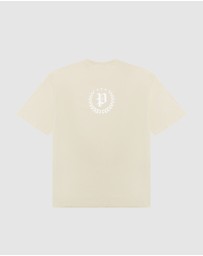 Provence - Crest Logo T-Shirt Beige