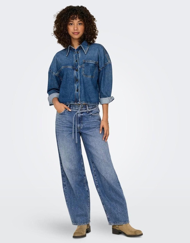 ONLY - Gianna High Waisted Straight Jeans