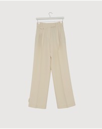 Revibe - Repaired Shona Joy Irena High Waisted Tailored Pants - AU 8