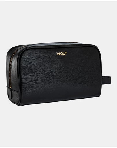 Wolf - Wolf W Logo Washbag Black