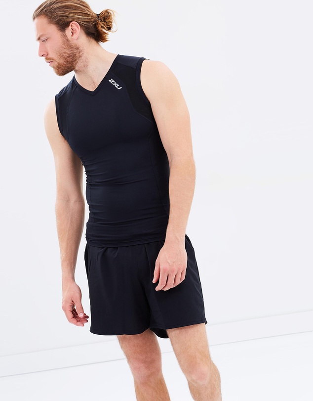 2XU - Men's Compression Sleeveless Top