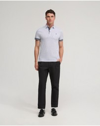 Oxford - Milo Cotton Jersey Printed Polo