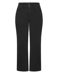 City Chic - Plus size Harley Fit Stretched Waist Jean - black