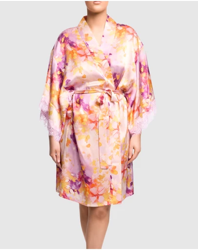 Sainted Sisters - Scarlett Silk Kimono