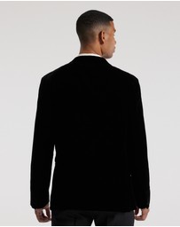 Calibre - Velvet Tuxedo Jacket Black