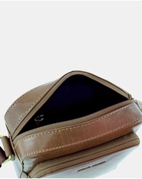 Pierre Cardin - Pierre Cardin Men's Leather Classic Crossbody Bag