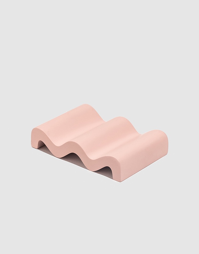 Fazeek - Wave Soap Dish Dusty Pink