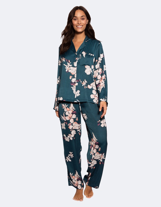 Bras N Things - Shakura Satin Long PJ Set