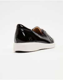 Mia Vita - Bridgette Slip-On Casual Sneaker - Black Patent