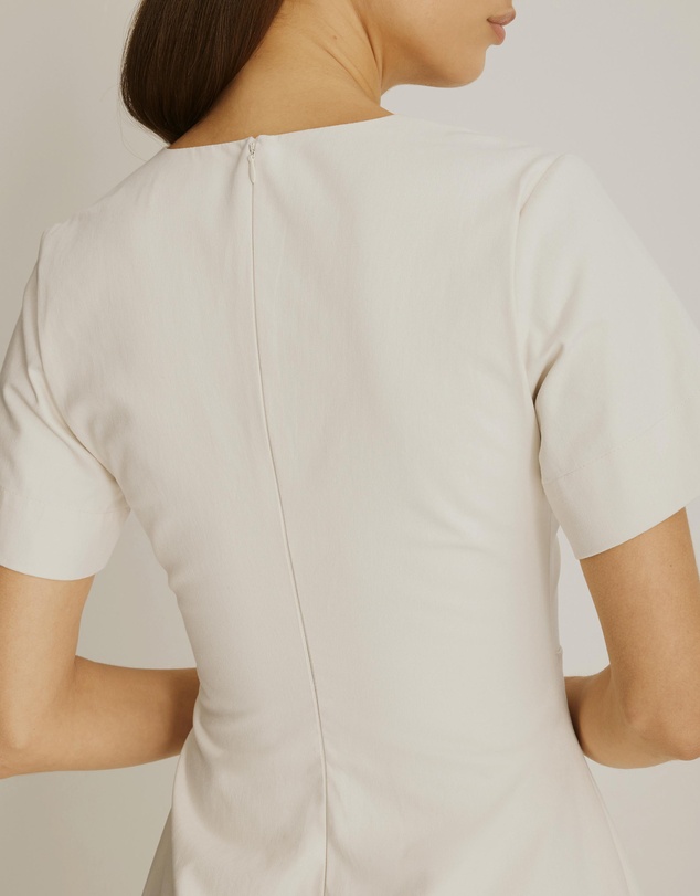 Atmos&Here - Ellie Cotton Twill Mini Dress