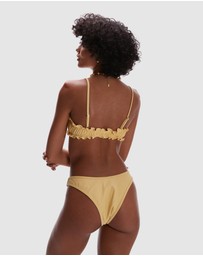 TOPSHOP - Miami Frill Bandeau Bikini Top
