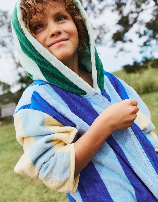 Cotton On Kids - Kids Zip Thru Hooded Towel