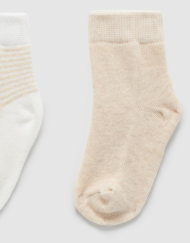 Purebaby - 3 Sock Pack-Kids-Babies