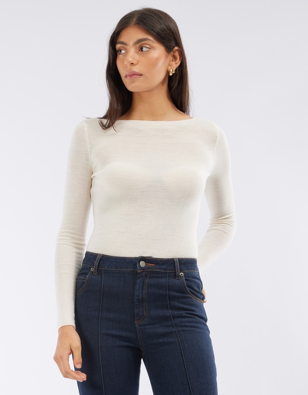 Amelius - Ellie Merino Knit Boat Neck