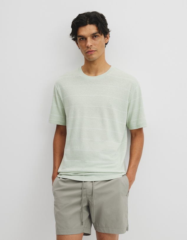 Country Road - Hemp Slub Stripet-shirt