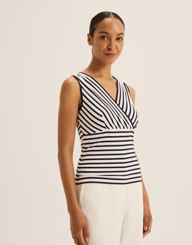 Review - Leila Jersey Stripe Tank Top