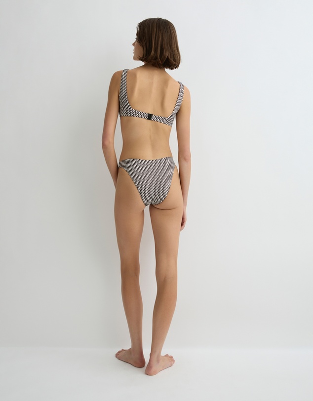 BONDI BORN - Aria Bikini Top - Mocha Dot (Embodee™)