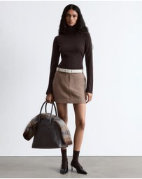& Other Stories - Merino Wool Polo Neck Top