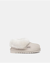 EVERAU - Australian Shepherd Ugg Kids Homey Slipper Cow Suede Upper House Shoes