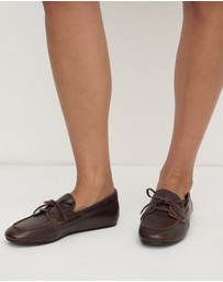 Assembly Label - Devon Leather Boat Shoes - Women's