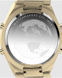 TIMEX - Q Timex® Q80 Continental 39mm Stainless Steel Bracelet Watch