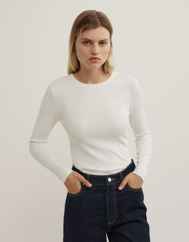 Witchery - Crew Rib Long Sleeve Top
