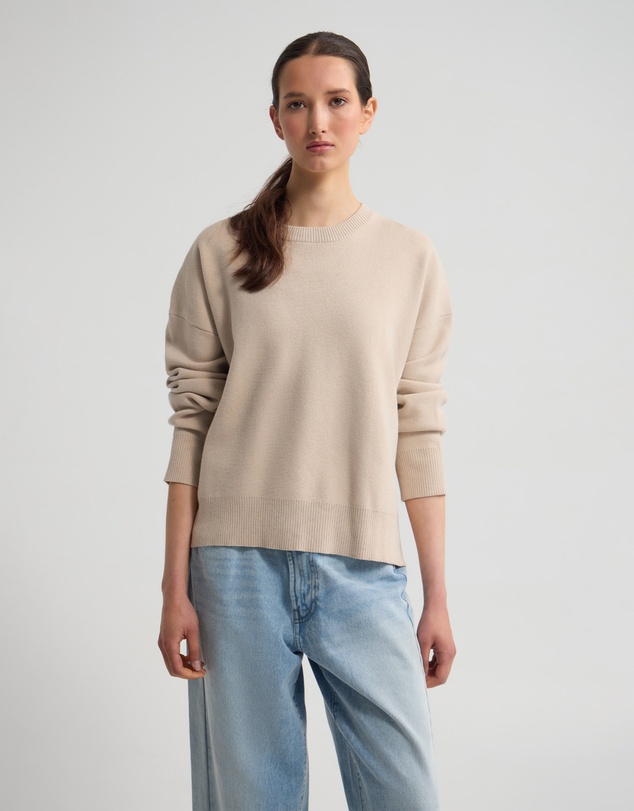 Oxford - Lexie Cotton Crew Neck Knit
