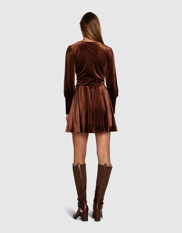 Belle & Bloom - Loved You First Velvet Mini Dress