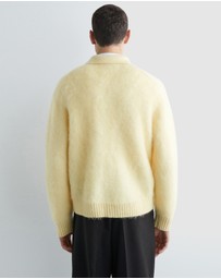 COS - Brushed Mohair-Blend Polo Jumper
