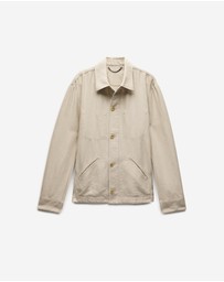 Calibre - Linen Cotton Twill Shirt Jacket Natural