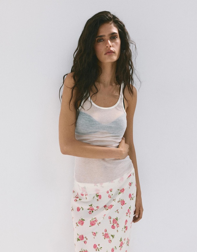 M.N.G - Floral Print Maxi Skirt